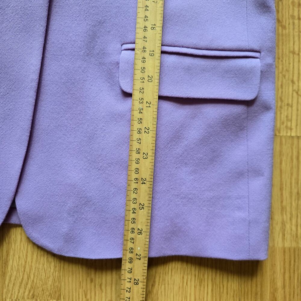 PENDLETON Women Vintage Wool Blazer Silk Knit Top Set L Old Money Pastel Preppy - Picture 12 of 12